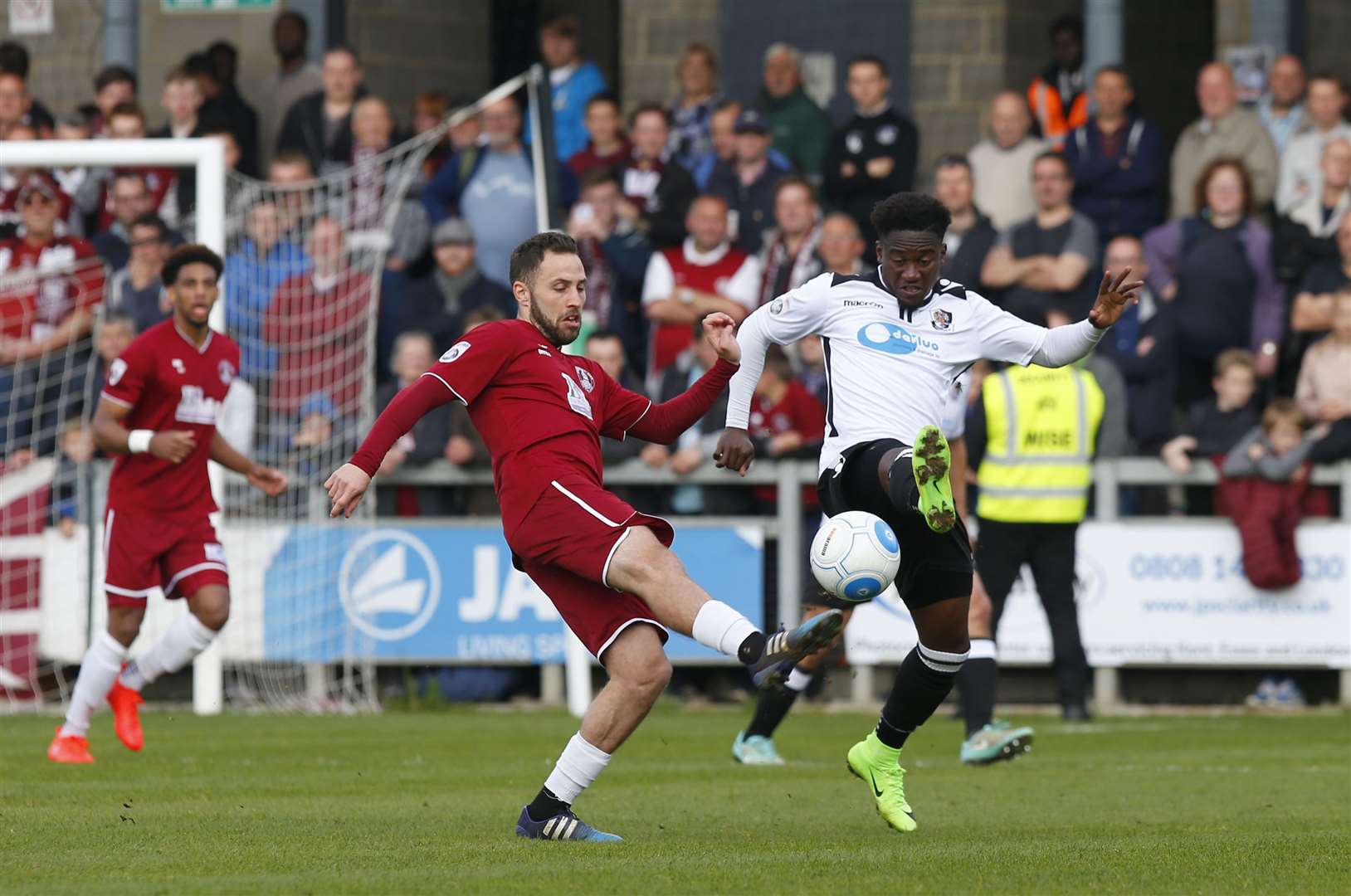 Luke Wanadio's last game for Dartford was the play-off semi-final against Chelmsford Picture: Andy Jones