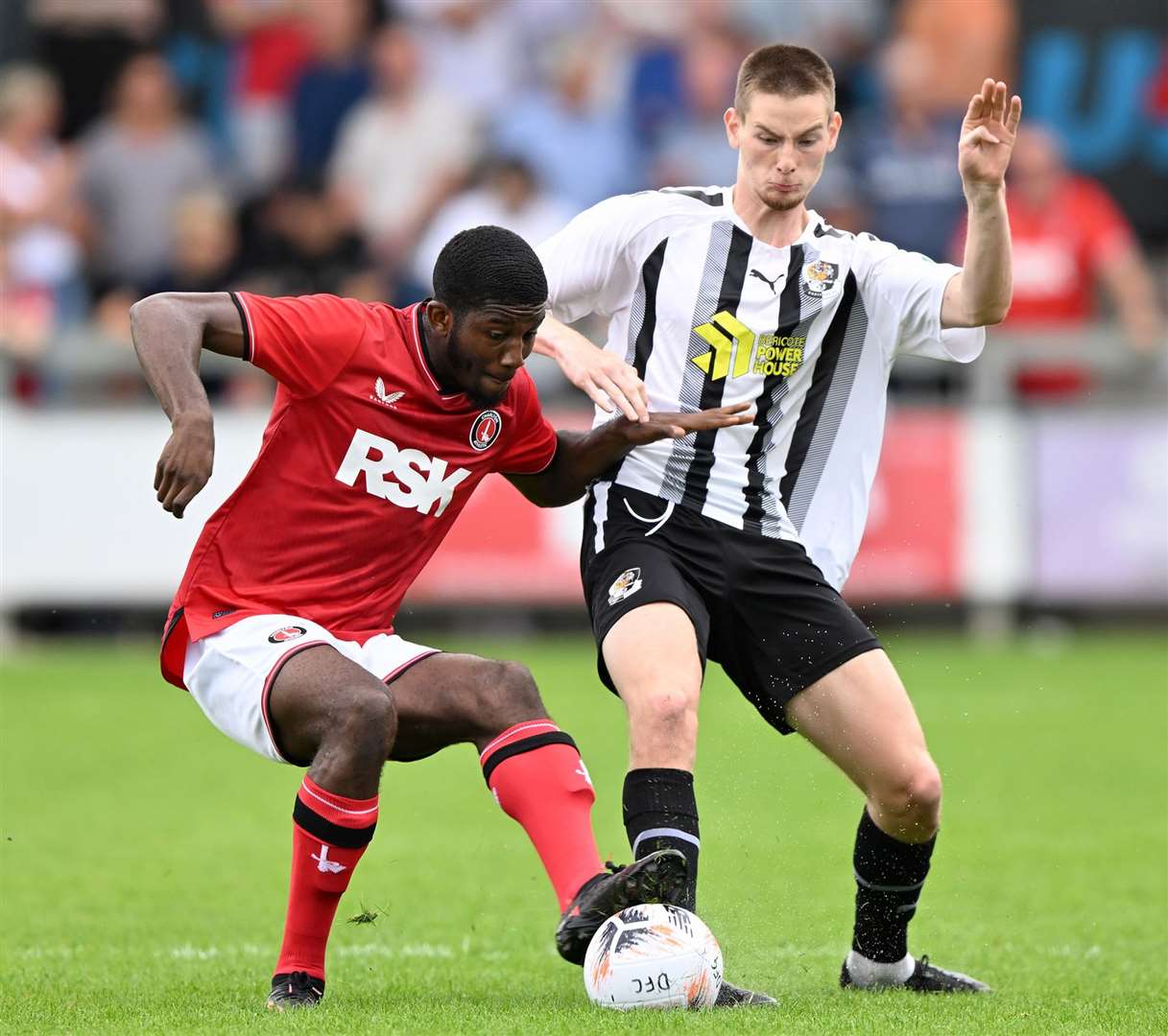 Dartford boss Alan Dowson played two different sides in each half against Charlton last weekend. Picture: Keith Gillard