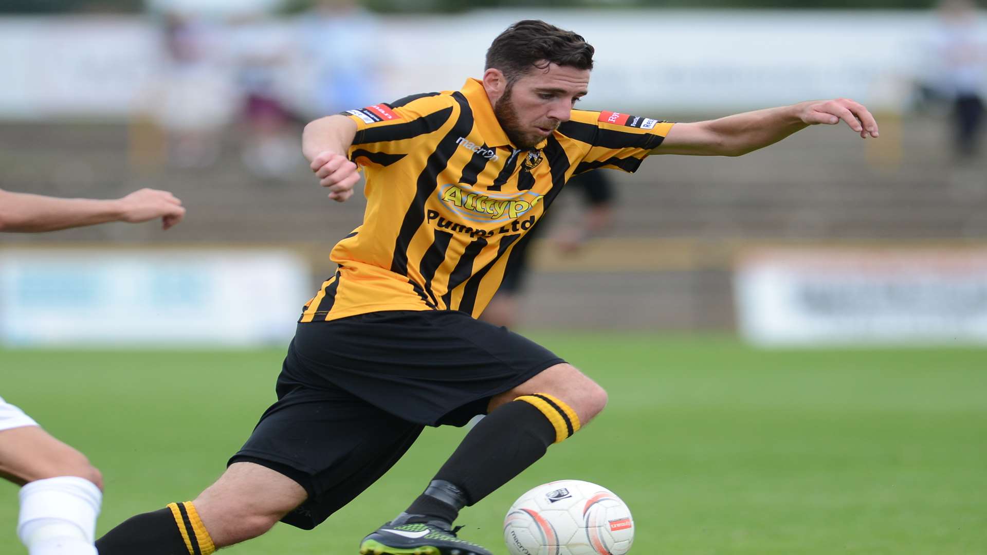 Folkestone striker Ian Draycott has scored 17 goals so far this season Picture: Gary Browne