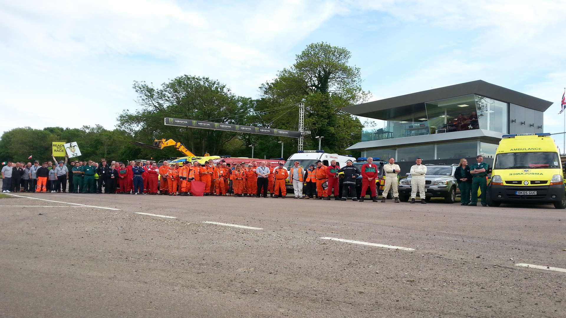 The Lydden circuit team worked very hard all weekend