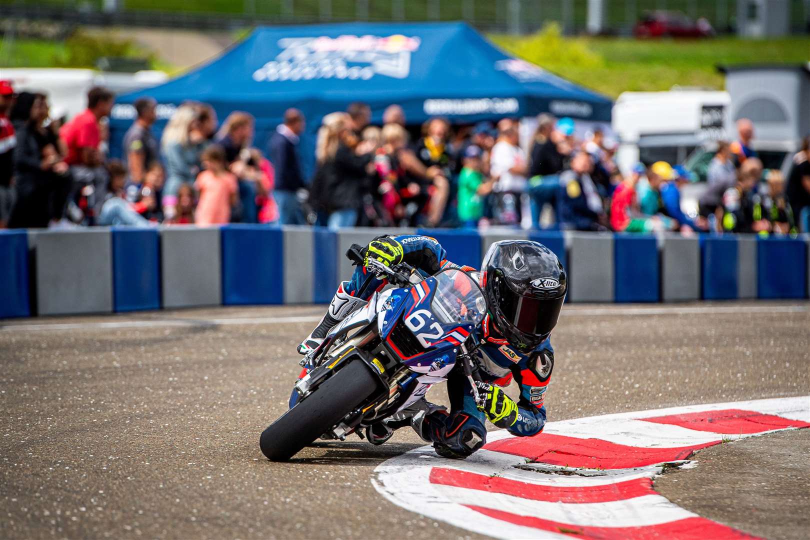 Maidstone rider Ethan Sparks shows his class in the Ohvale series. Picture: Micheal Jurtin