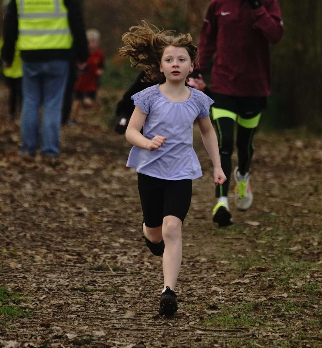 Through the woods for the final time at Park Wood. Picture: Lee-Anne Baker