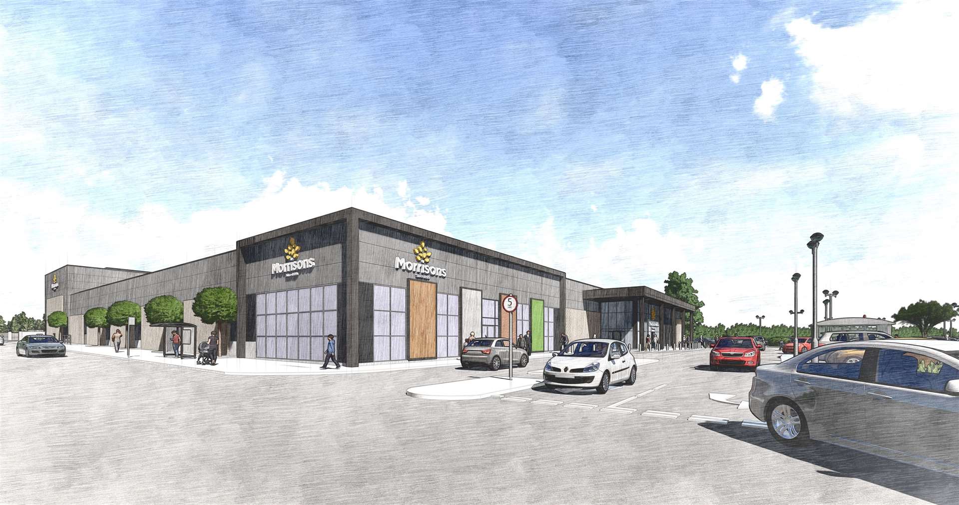 Artist impressions of the new store in Folkestone were released earlier this year