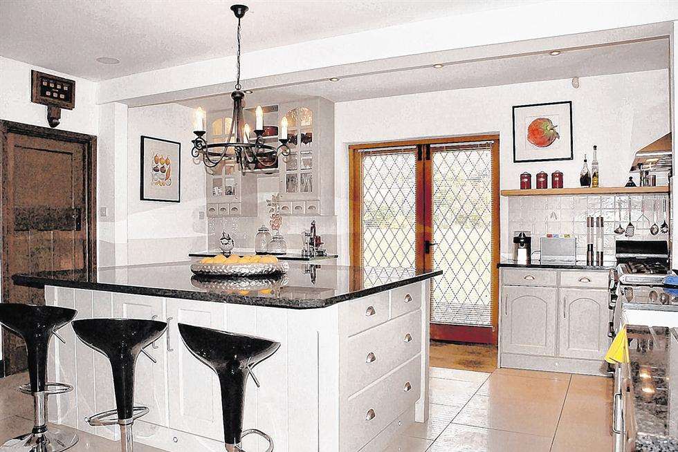 The kitchen area, Wynwalloe, Hythe