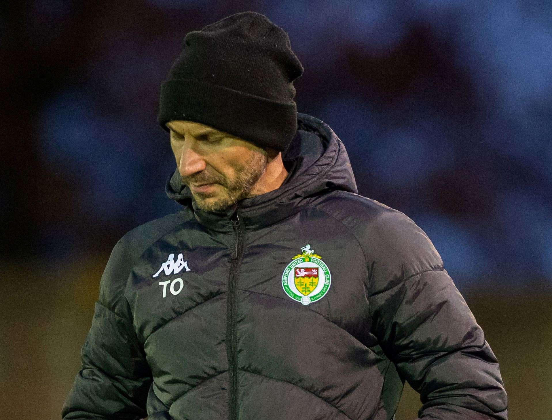 Ashford United assistant boss Tommy Osborne Picture: Ian Scammell