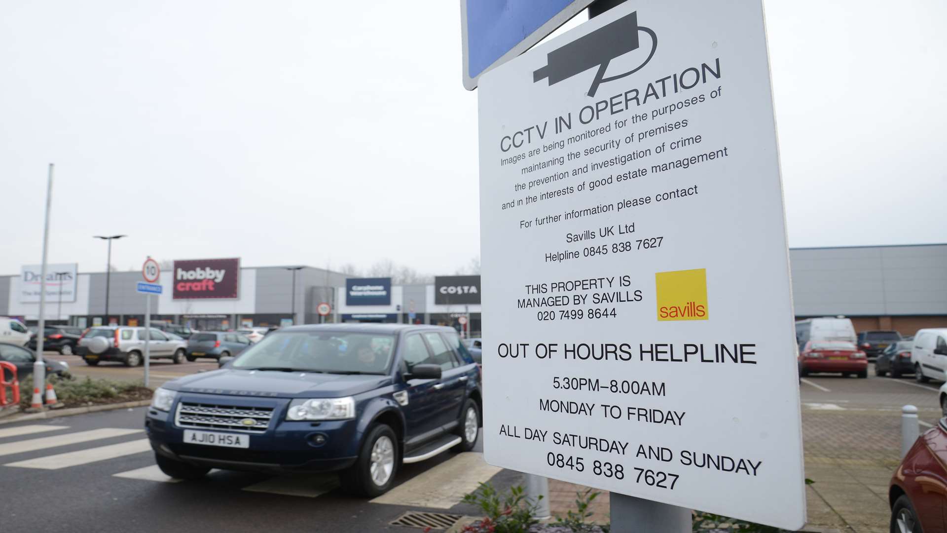 The new parking restrictions Sevington Retail Park have produced Easter time fines