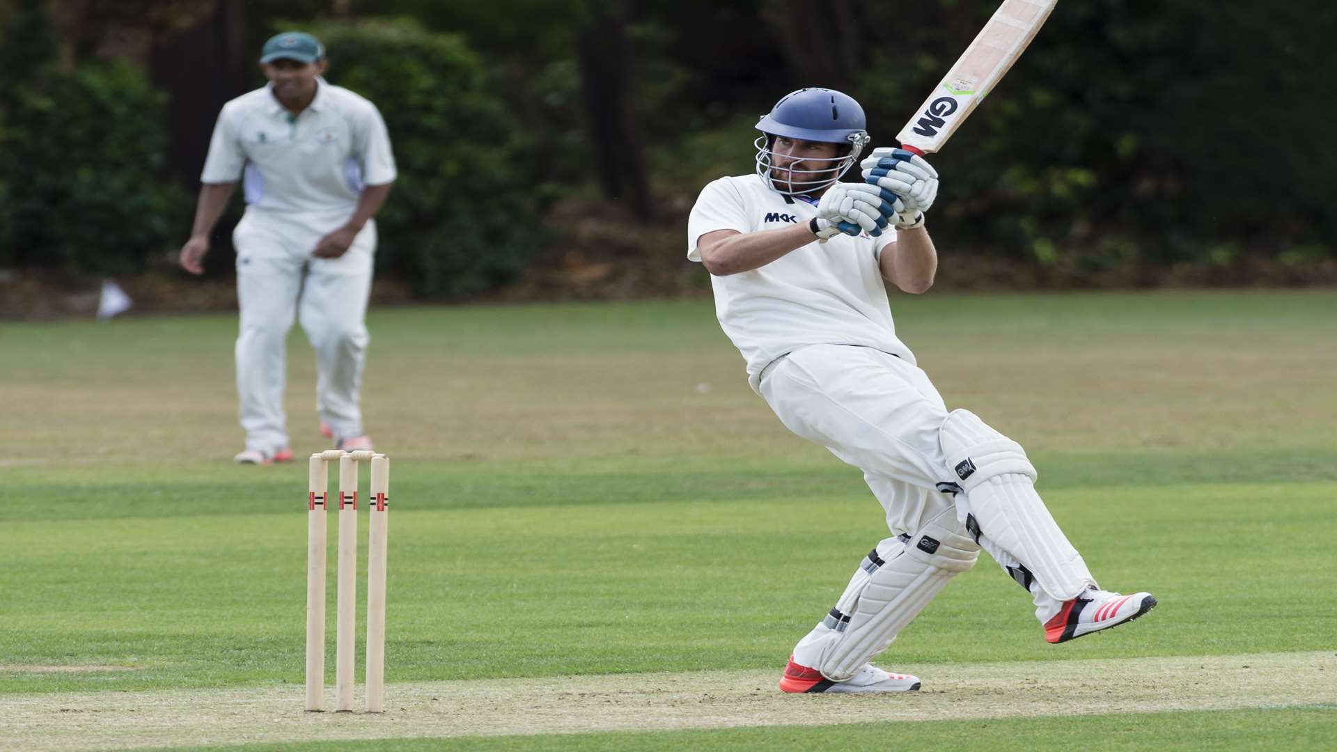 Nick Hendrie on his way to 74 for Hartley Country Club against Blackheath Picture: Andy Payton