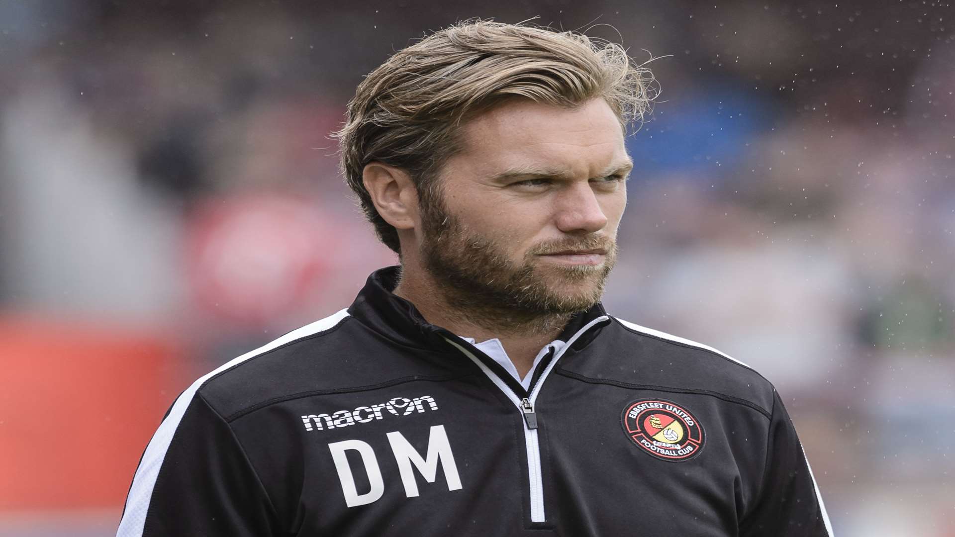 Ebbsfleet United manager Daryl McMahon Picture: Andy Payton