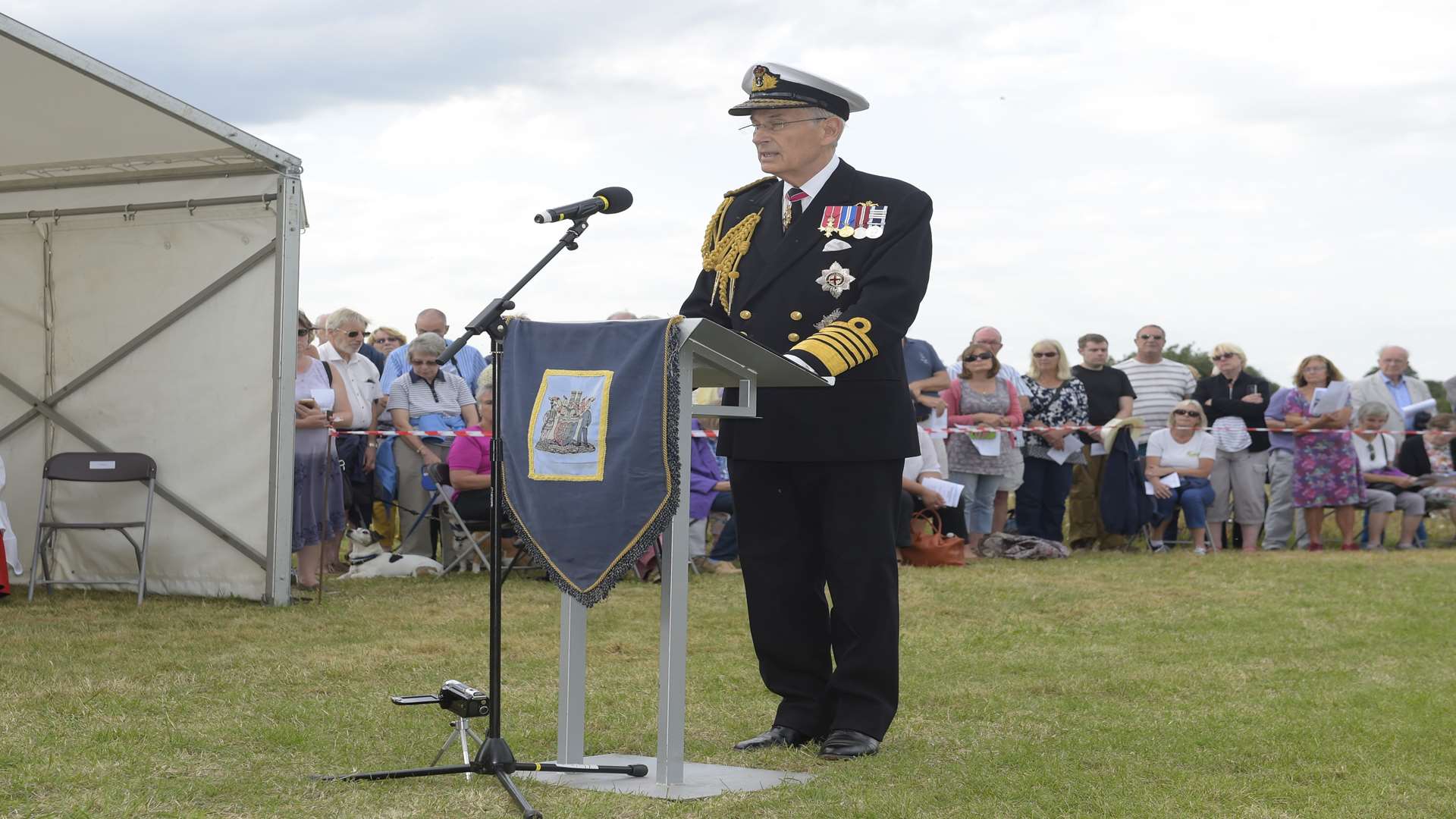 It was held on the site of the former Walmer airfield on Hawkshill Freedown