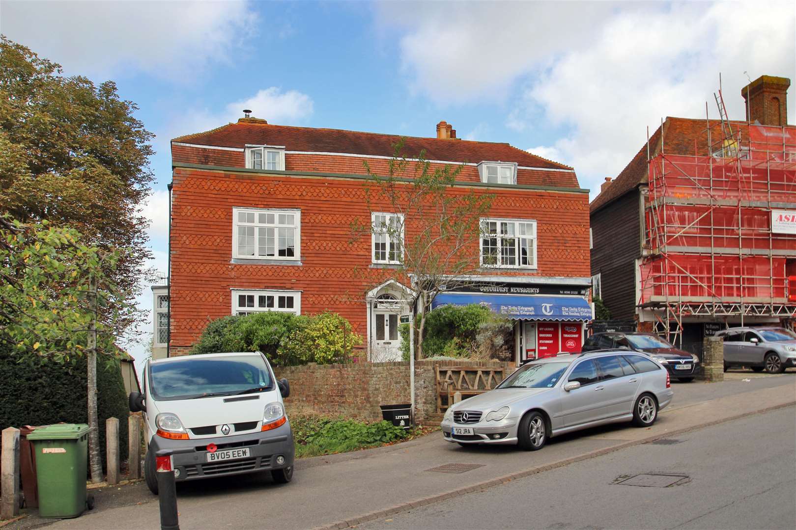 Goudhurst House was one of the buildings fortified by the militia for the battle