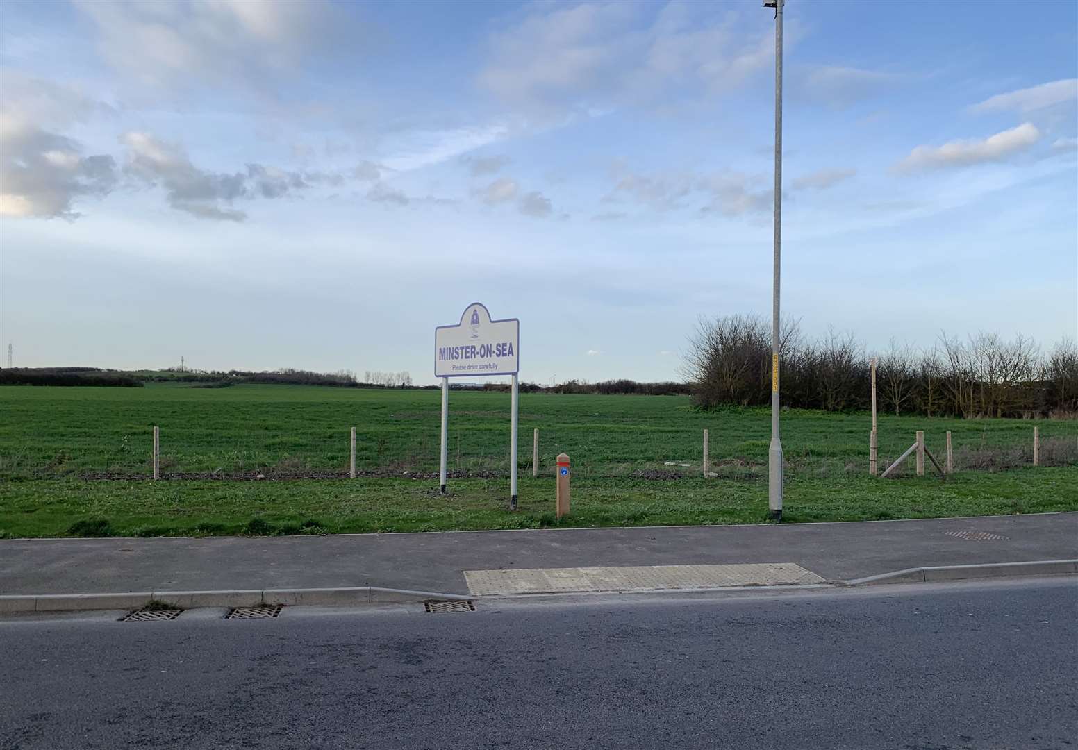 The site at Barton Hill Drive, Minster, Sheppey