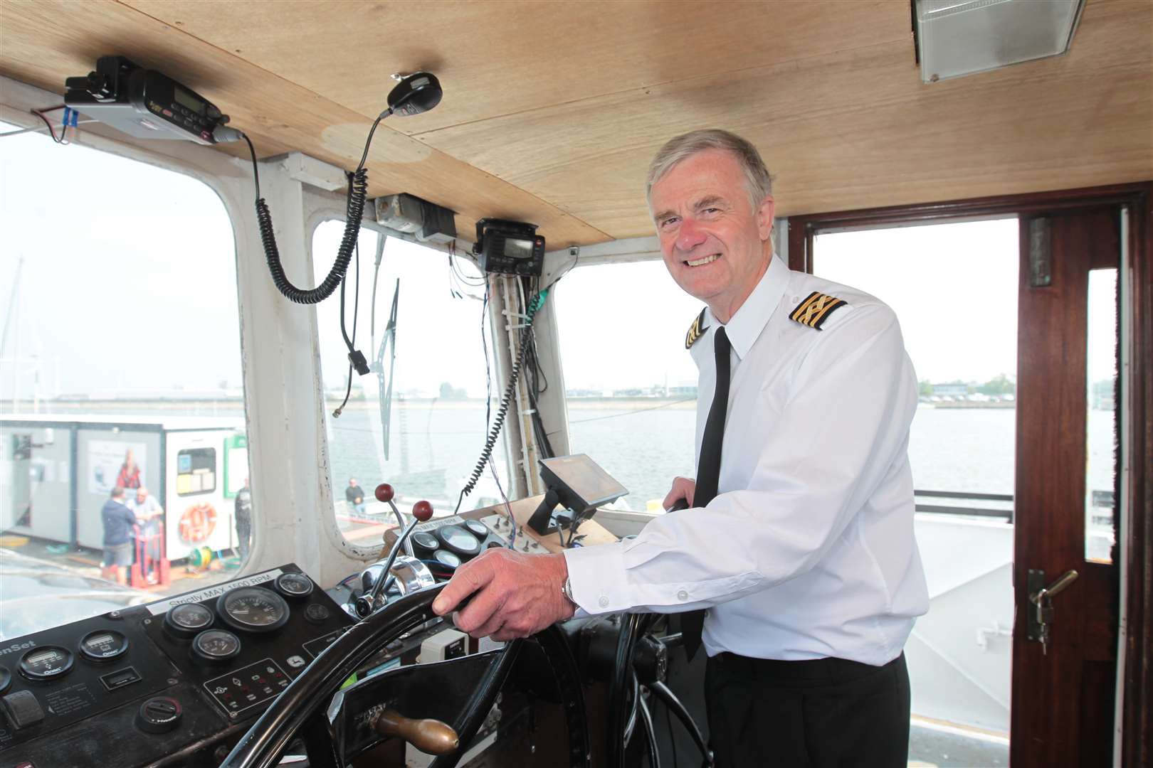 Edmund Hadnett, skipper of the Spirit of Sheppey. Picture: John Westhrop