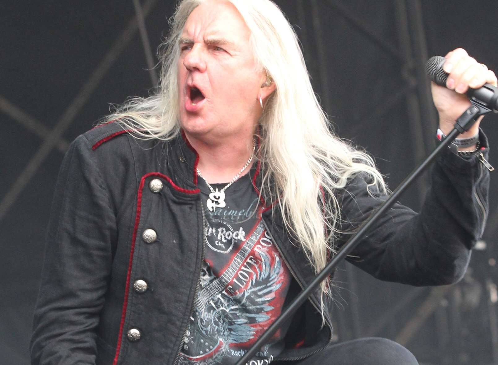 Biff Byford, singer of Saxon at the Ramblin' Man Fair