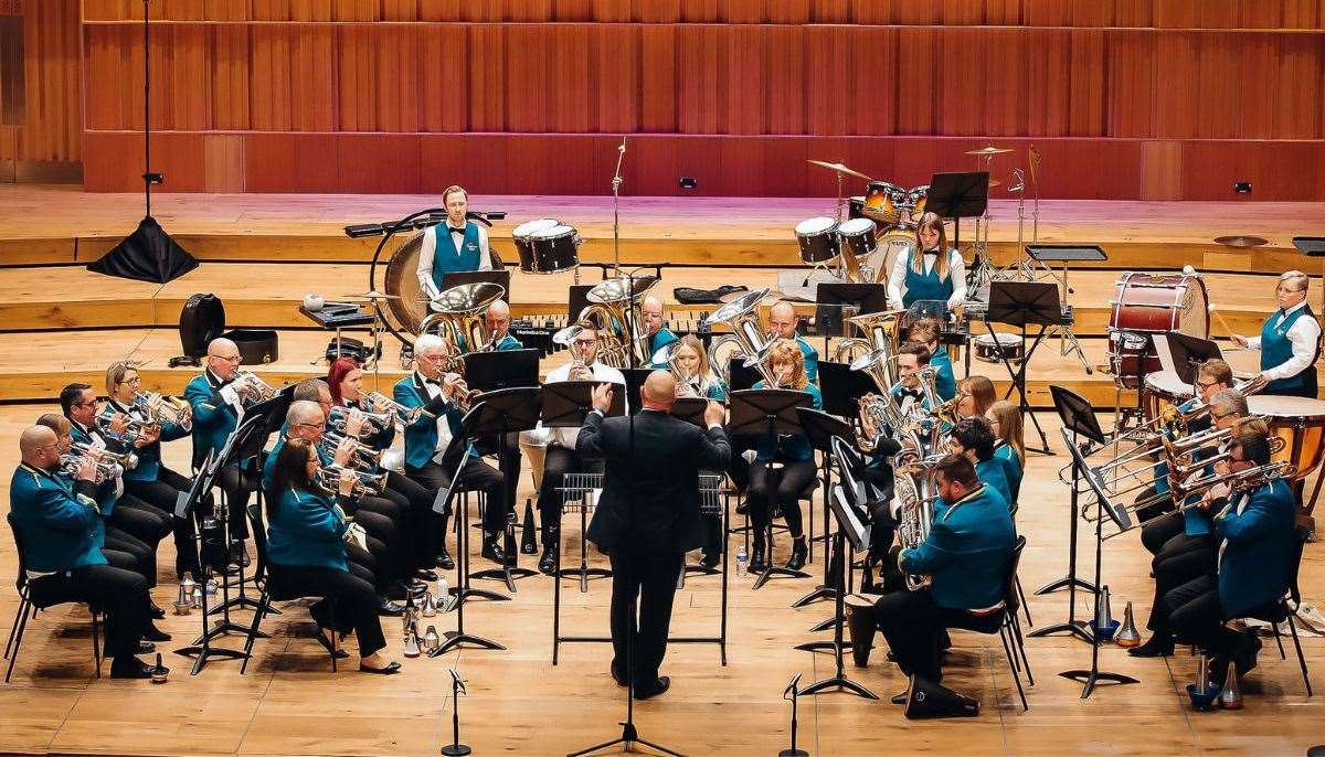 The Oddfellows Brass Band was founded by musical director Rob Boulter in 1981. Picture: Evie Redfern Photography