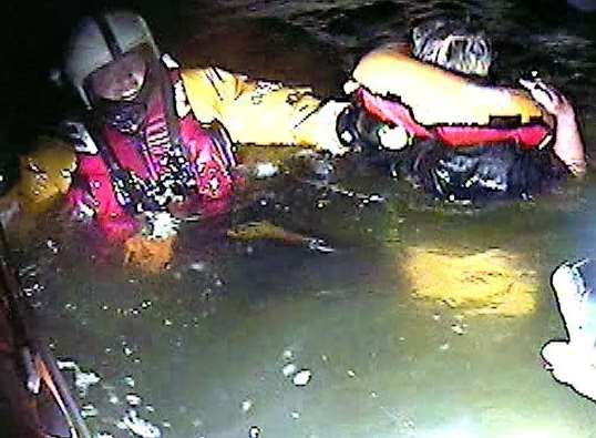 Sheerness lifeboat during a rescue. Stock picture from RNLI