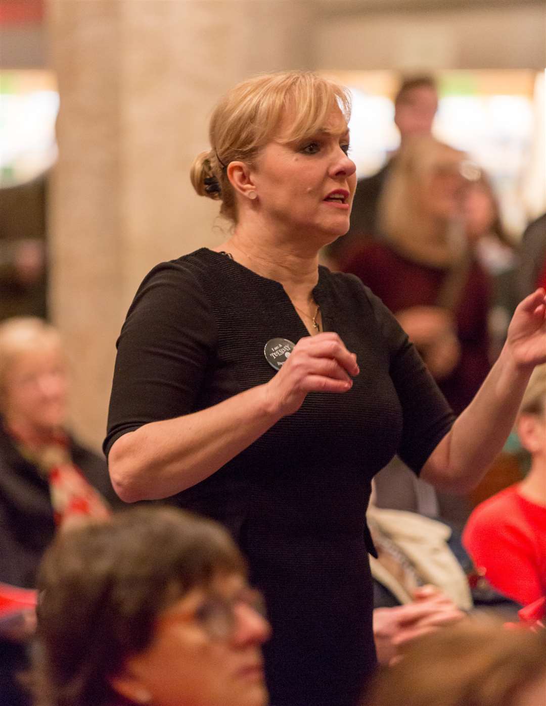 The Ruby Tuesdays musical director Max Wilson at the Big Sing in St Mildred's Church Picture courtesy: Stuart Kirk