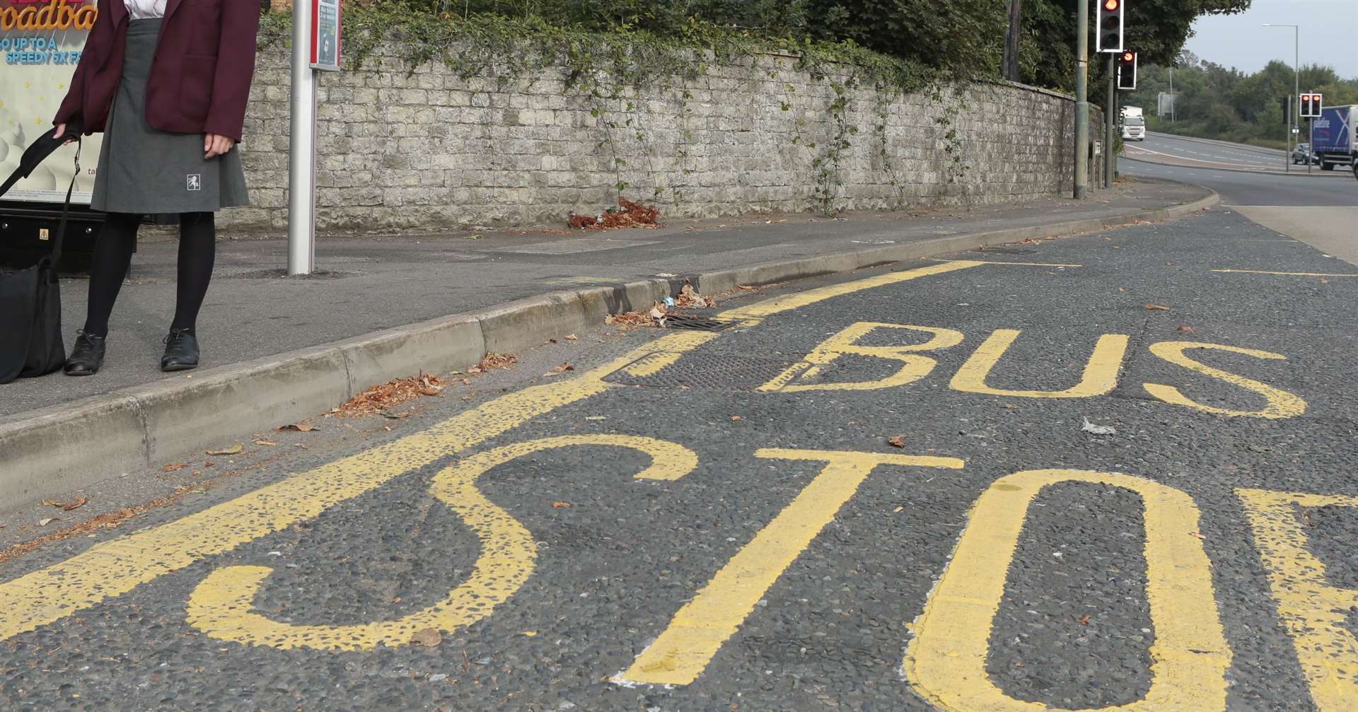 Students are asked to get on at less busy bus stops