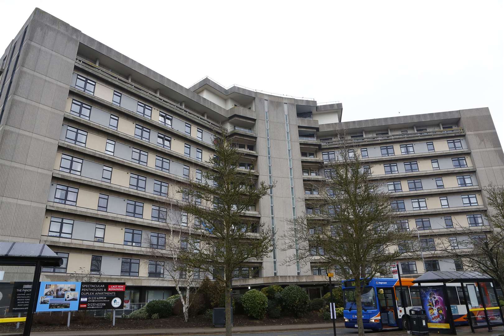 Mein triggered a disturbance in the foyer of the The Panorama flats, where the pair lived. Picture: Andy Jones