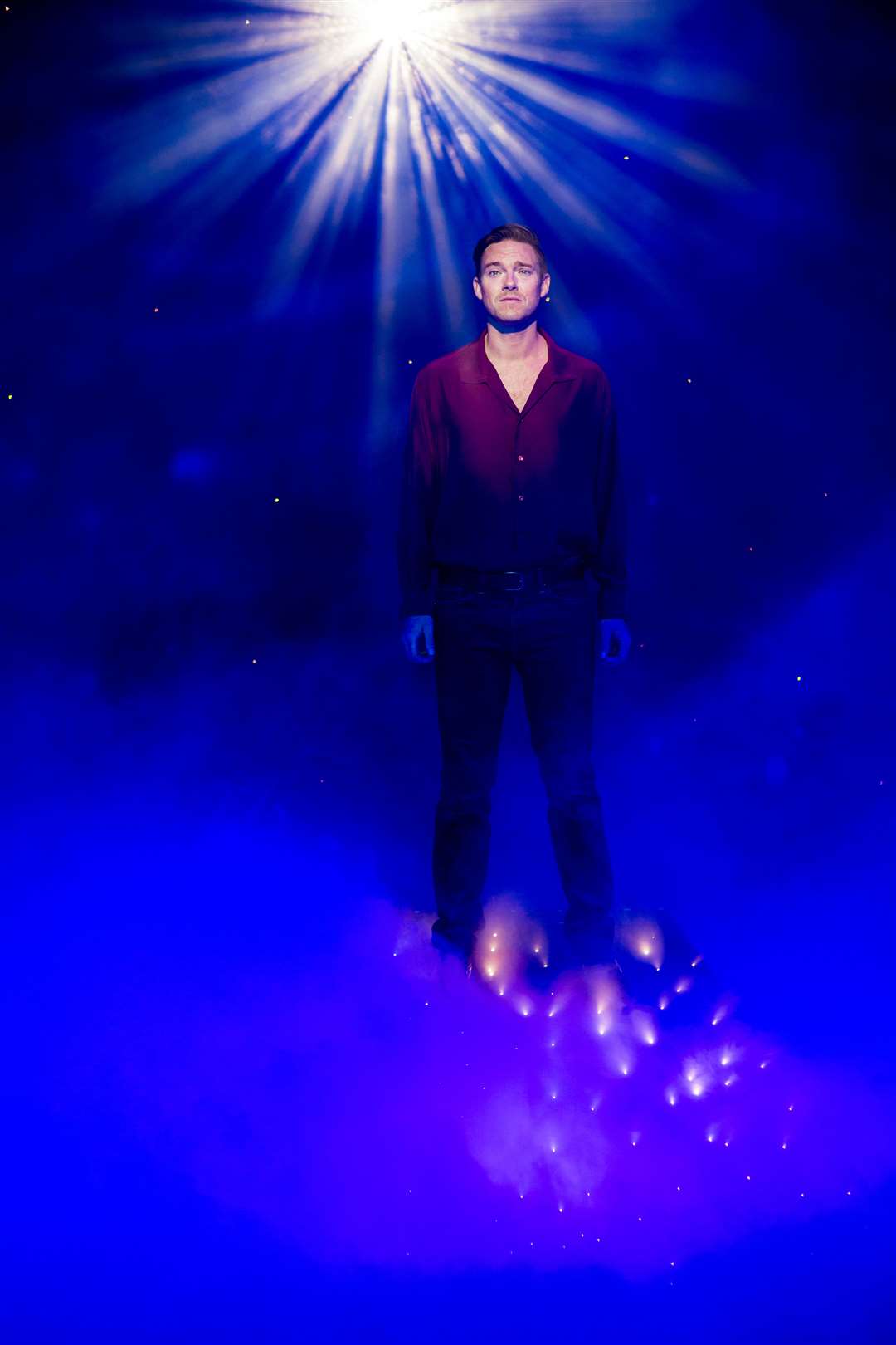 Andy Moss as Sam Wheat in Ghost the Musical