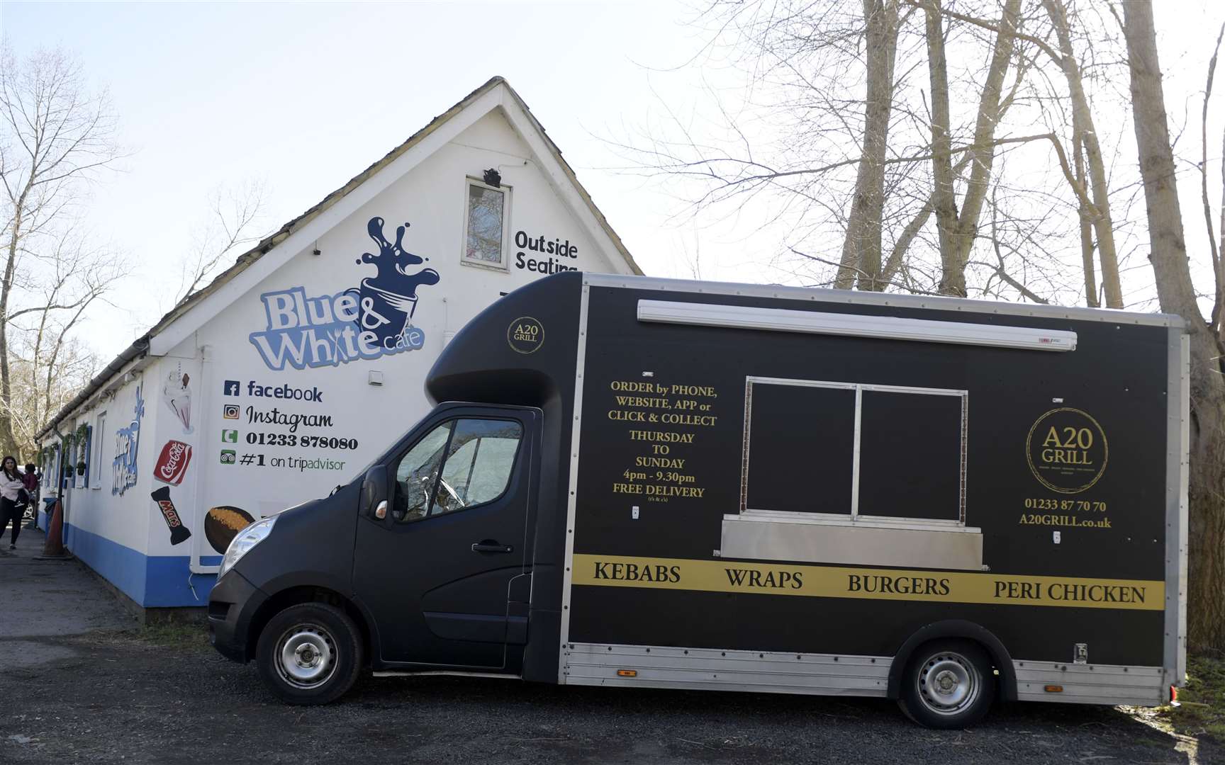 The kebab van opened for the first time last week