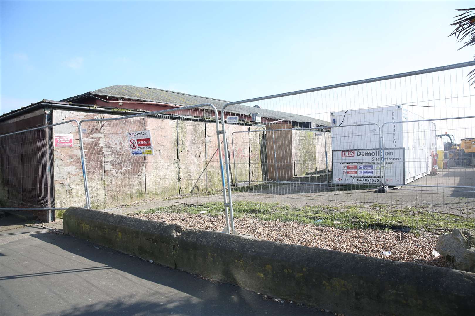 The remains of the Priz nightclub site that was badly damaged in a fire. Picture: Rebecca Holliday