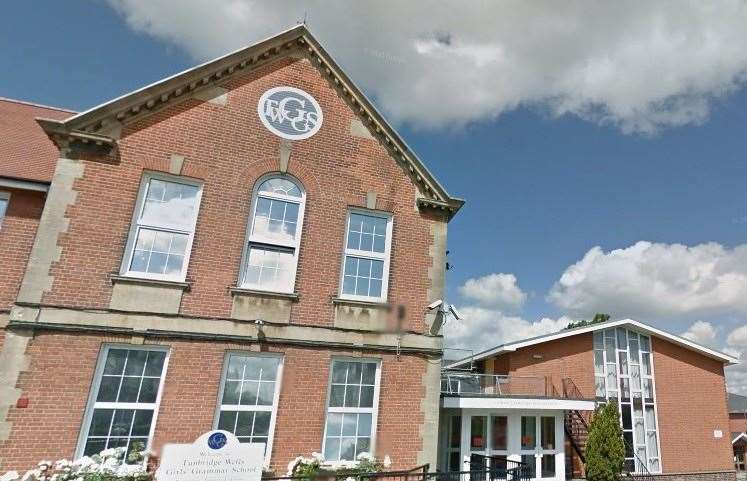 Tunbridge Wells Girls' Grammar was rated as an "Outstanding" school by Ofsted following its last inspection. Picture: Google