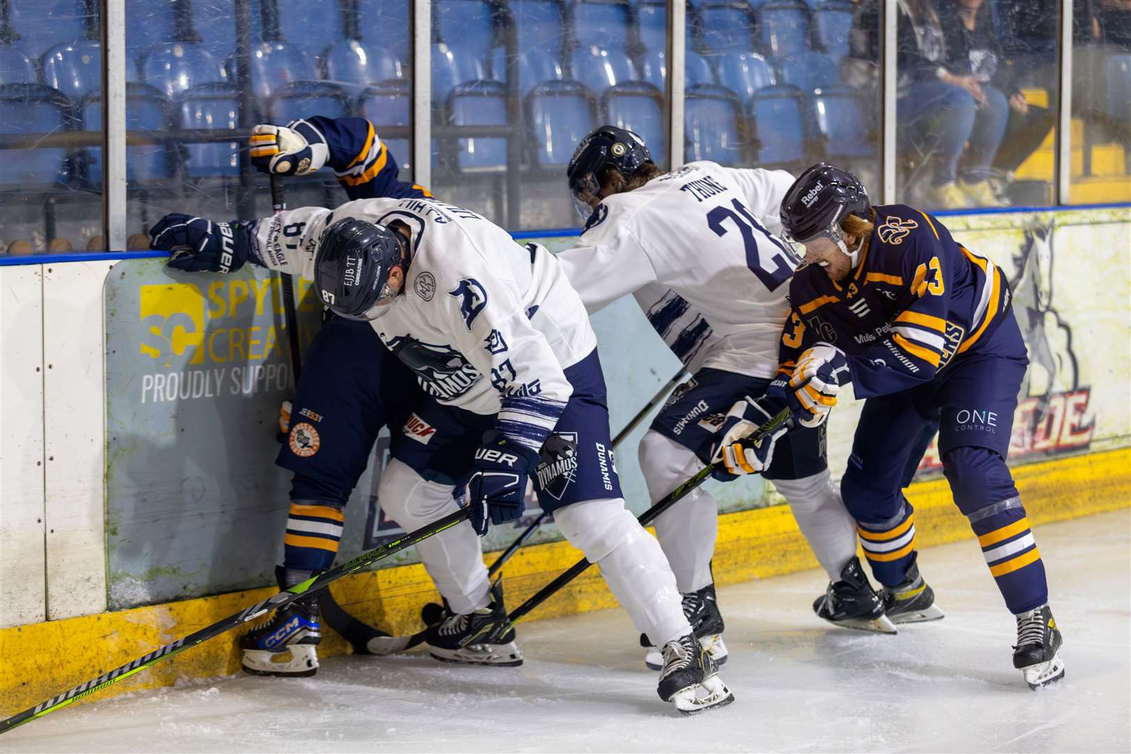 Invicta Dynamos battled with Romford Raiders at the weekend Picture: David Trevallion