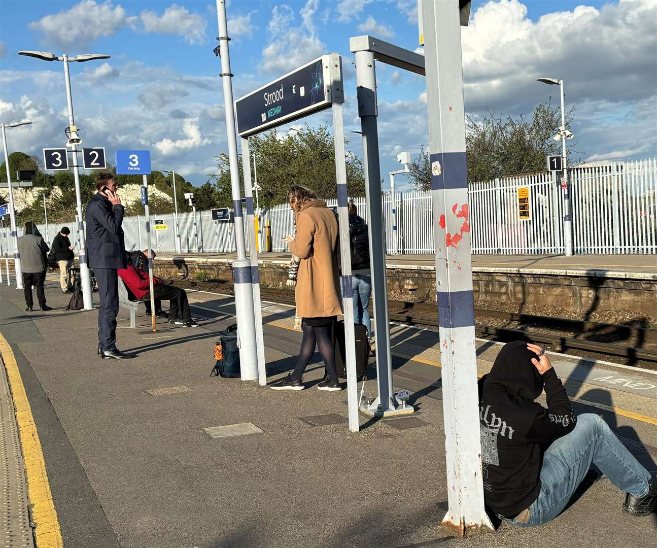 Passengers were facing delays