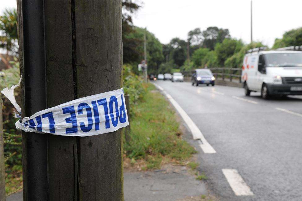 A258 Dover to Deal Road at Ringwould