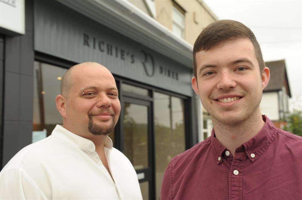 Richie Hearne and his son Louis