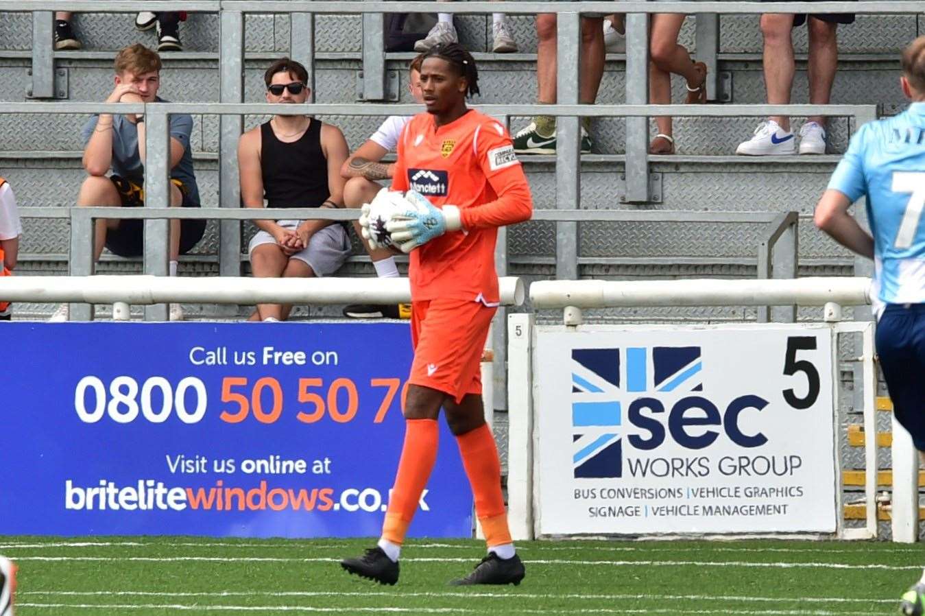 Maidstone United goalkeeper Alexis Andre Jr. Picture: Steve Terrell