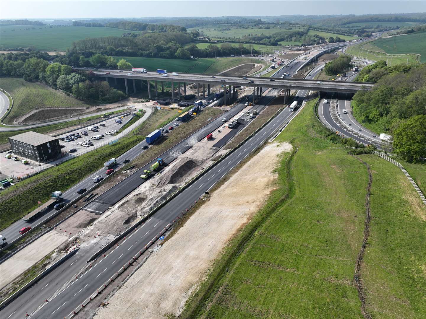 Progress on the flyover, which is set top open in July. Picture: Phil Drew