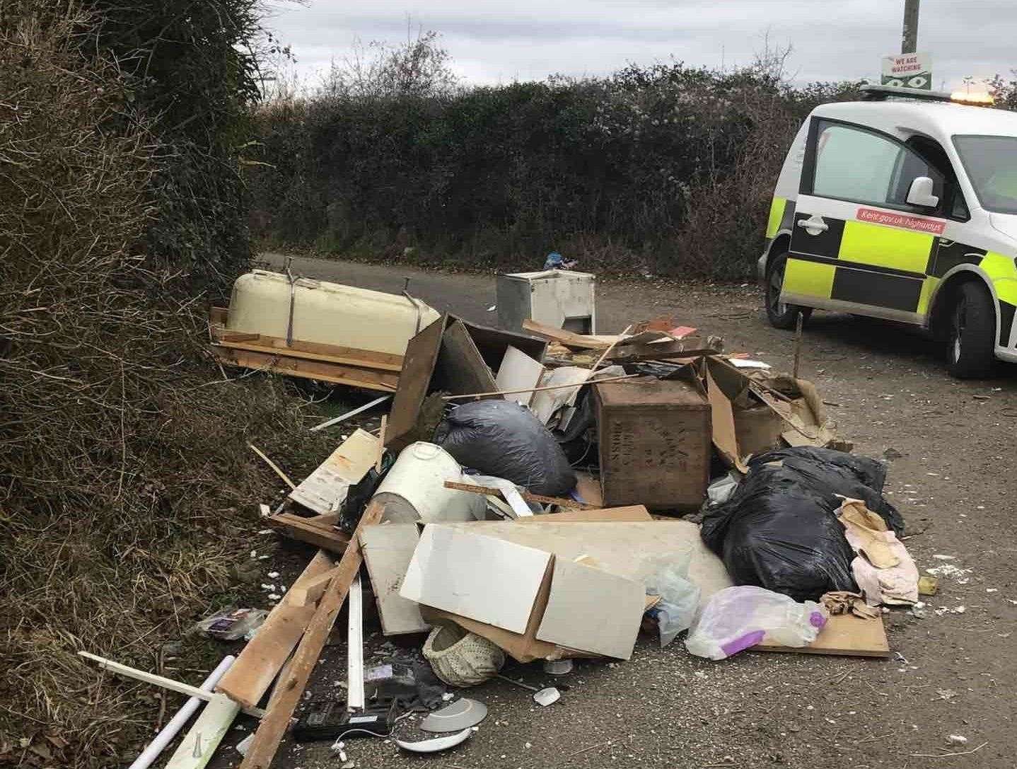 School Lane, Horton Kirby, will be closed for up to seven days. Picture: KCC Highways