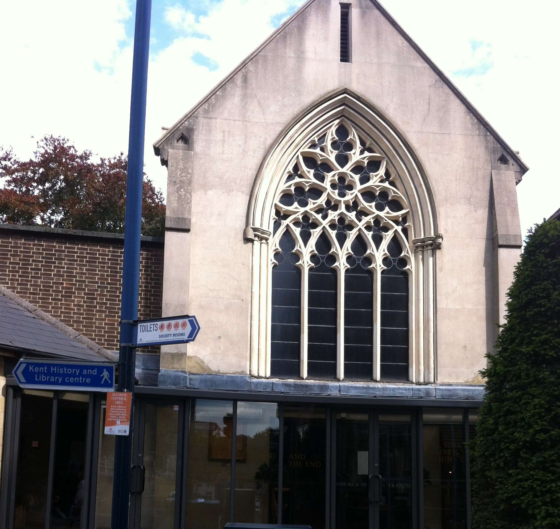 St Francis Catholic Church, where the fight happened.