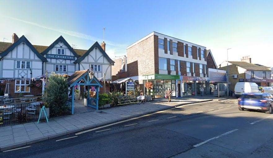 Rainham High Street in the parliamentary constituency of Gillingham and Rainham.