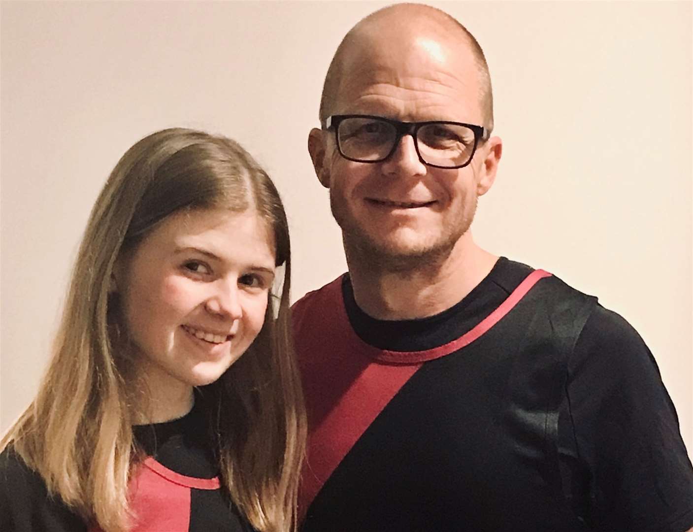 Amelia Baulch and her dad David will be running the London Marathon on Amelia's 18th birthday