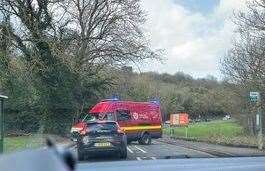 Walderslade Hill, Walderslade, has been closed due to a fallen tree