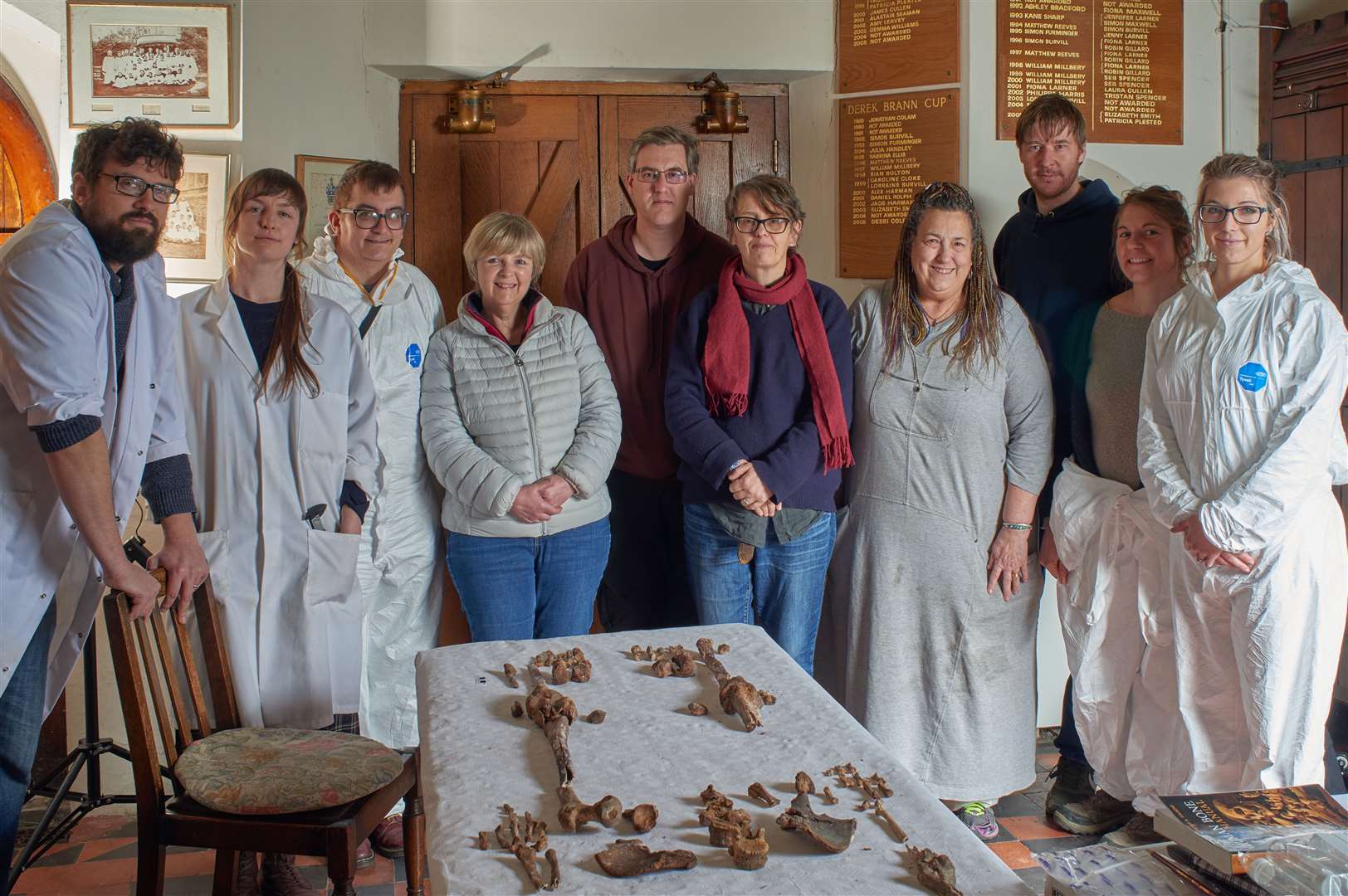 Remains believed to be that of St Eanswythe were discovered at a church in Folkestone. Picture: Matt Rowe