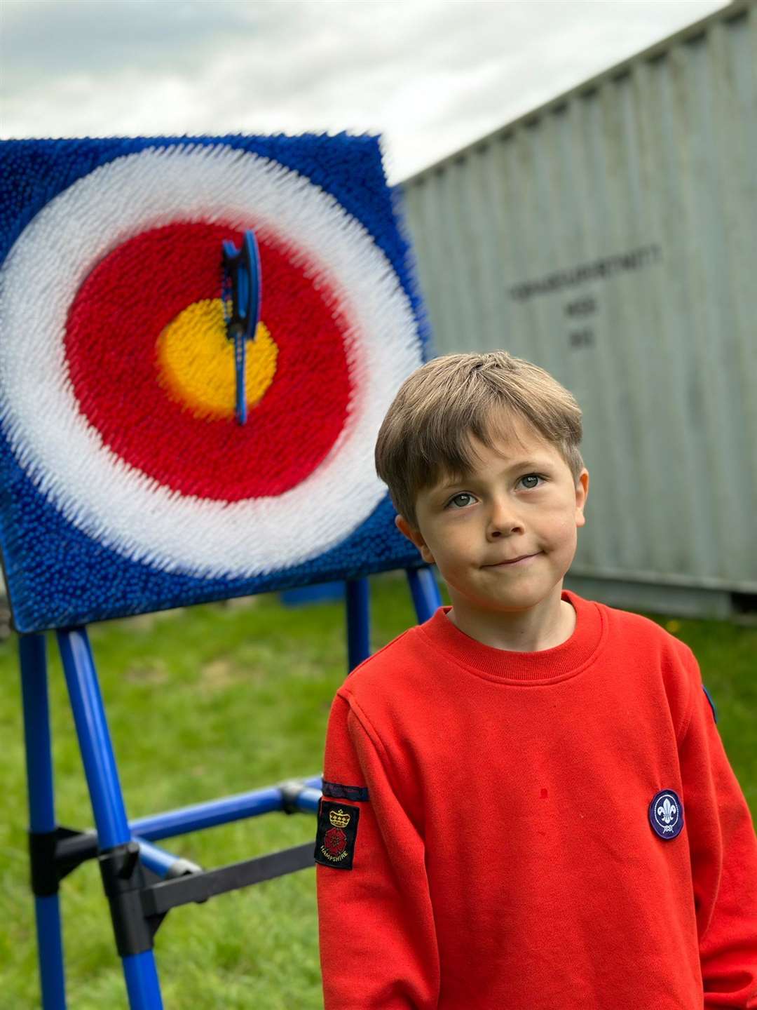 ‘I like the Squirrels as I can learn more English, make friends and have fun,’ said Yehor (6th Gosport Scout Group/PA)