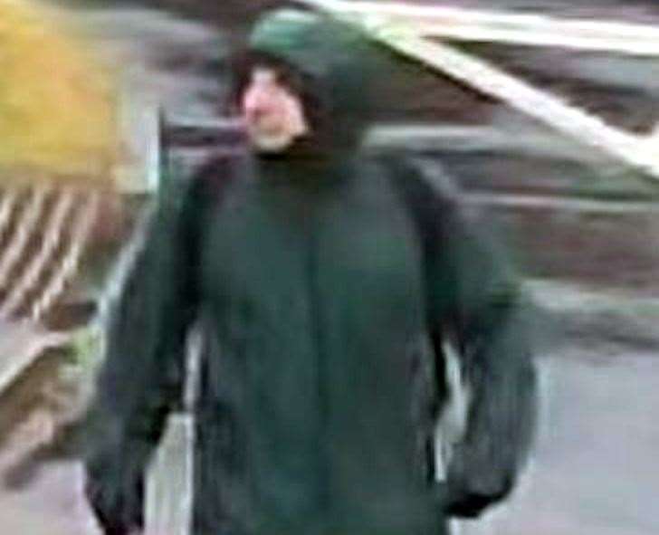 A CCTV image has been released following a spate of thefts from cars in Kingsnorth, Ashford. Picture: Kent Police