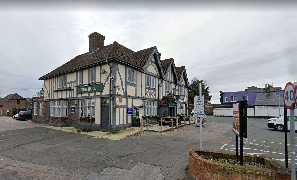 The Bull in Horns Cross, near Dartford has been forced to shut. Photo: Google