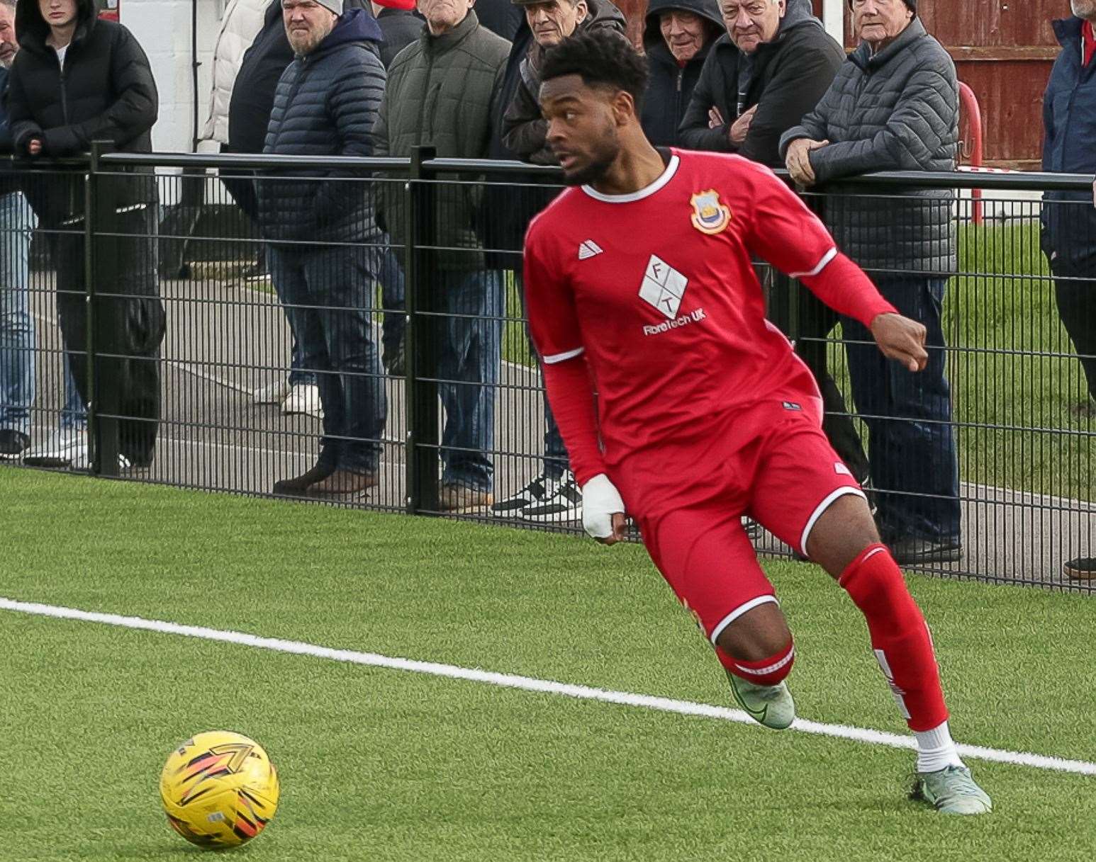 Josh Williams - has joined National League South Hampton & Richmond Borough this summer after a season at Whitstable. Picture: Les Biggs