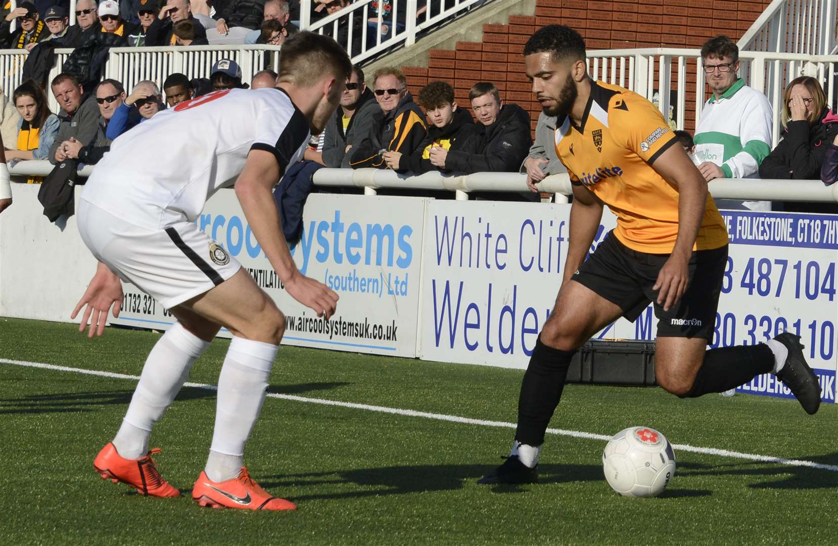 Noah Chesmain scored Maidstone's third goal Picture: Paul Amos