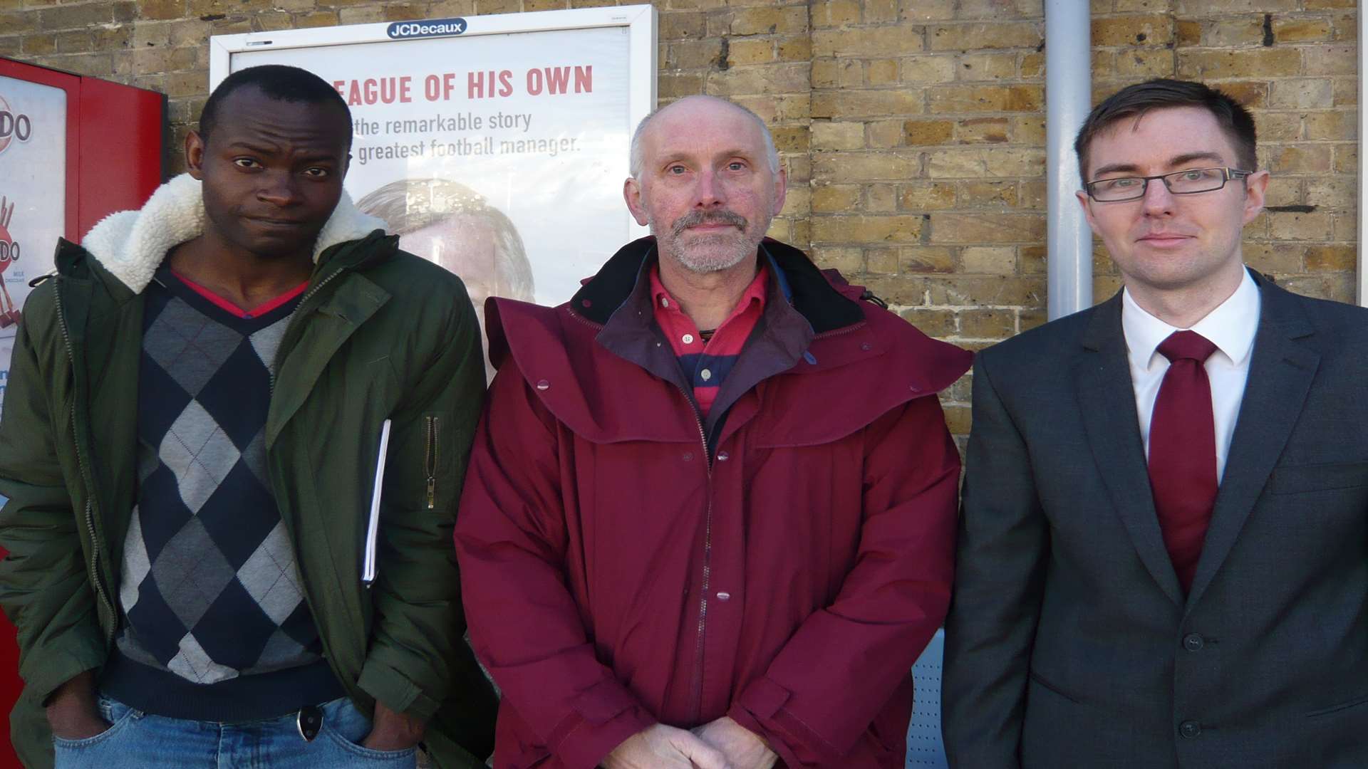 Frustrated passengers at Maidstone West station