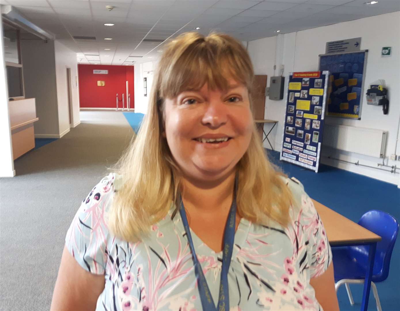 Head teacher at Aylesford School, Tanya Kelvie