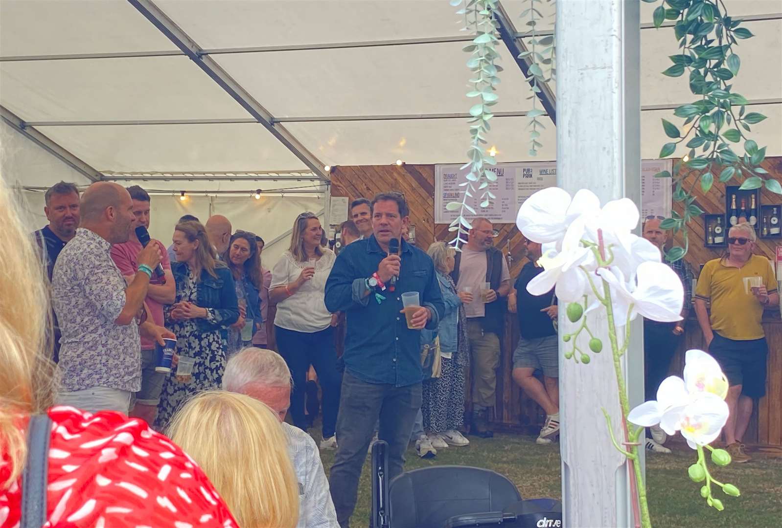 Chef and TV presenter Matt Tebbutt had a Q&A session