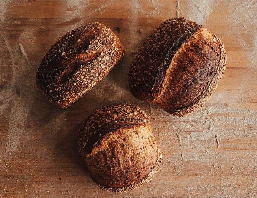 Some of the bread sold at the Bicycle Bakery. Photo: Jamie Tandoh/ Saltwick Media