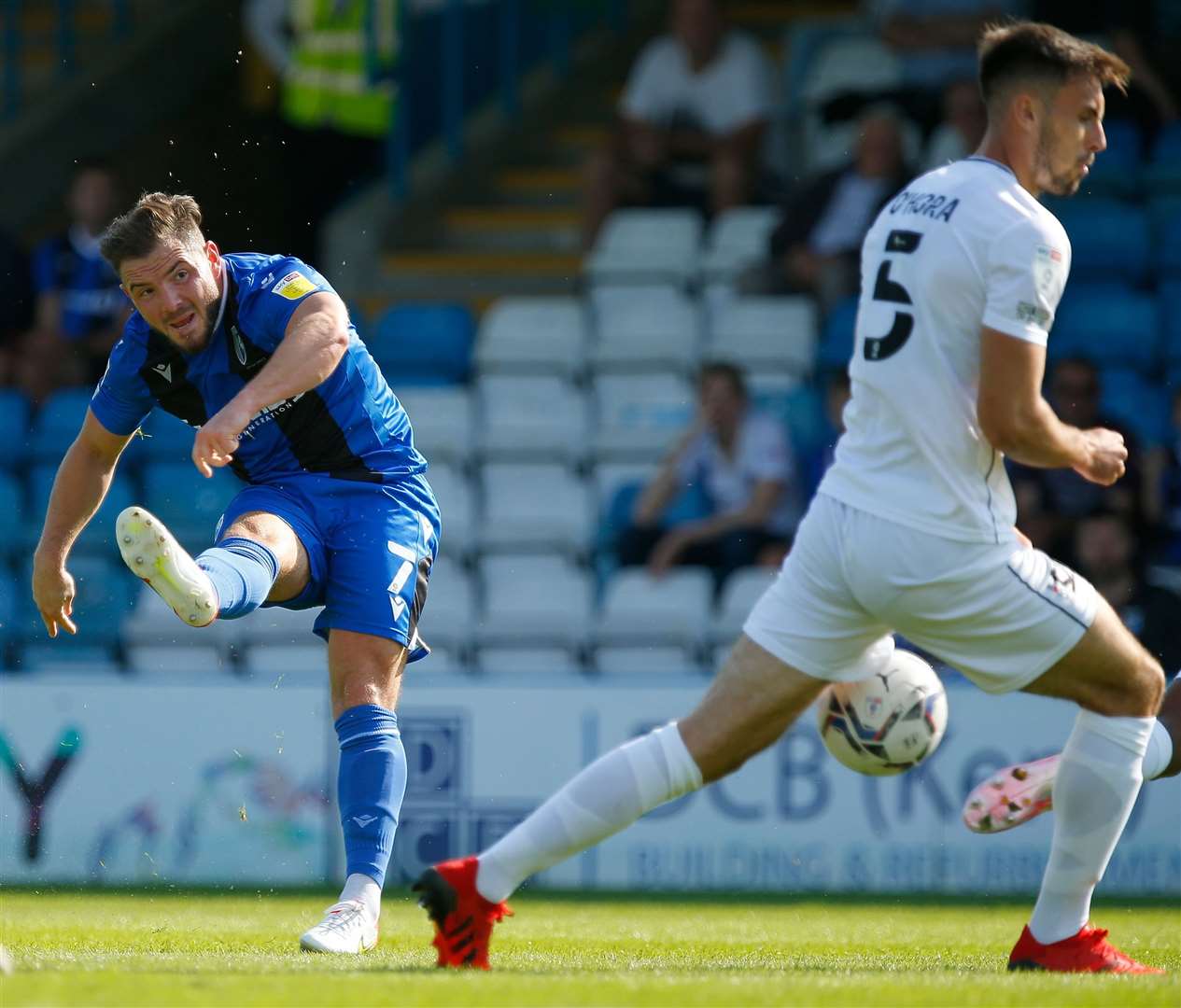 Alex MacDonald made just seven league appearances in 2021/22. Picture: Andy Jones