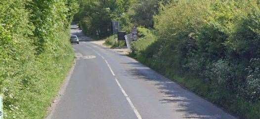 Common Road, Sissinghurst, where the crash occurred