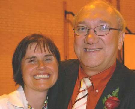 The couple pictured in happier times. PHOTOGRAPH: MIKE SMITH